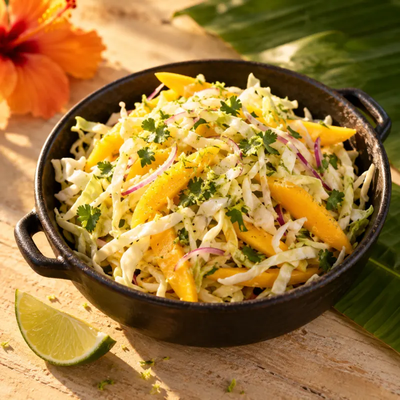 Mango & lime slaw